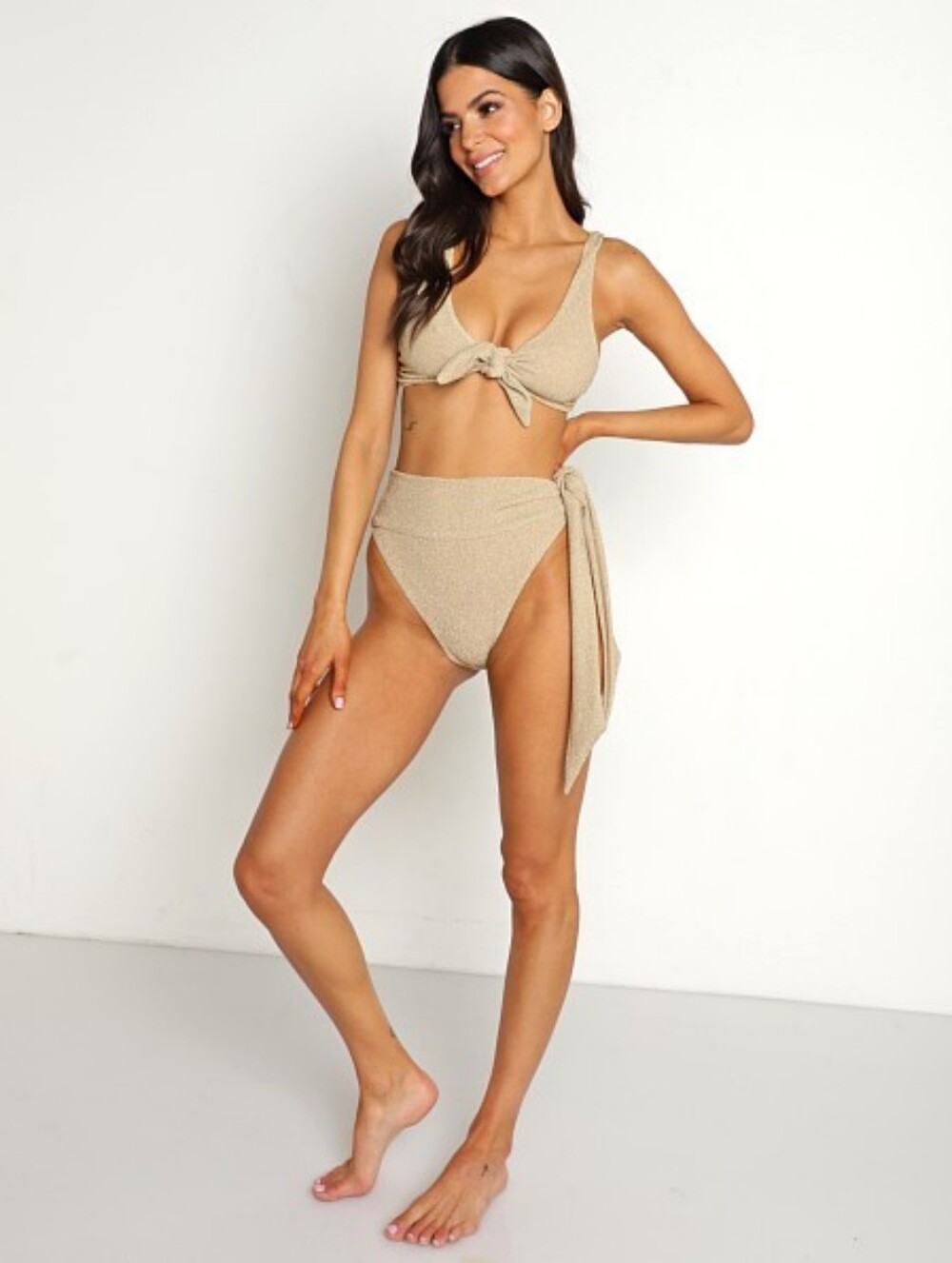 BEACHRIOT BY FREE PEOPLE Tie-Front Bikini Set NWT
